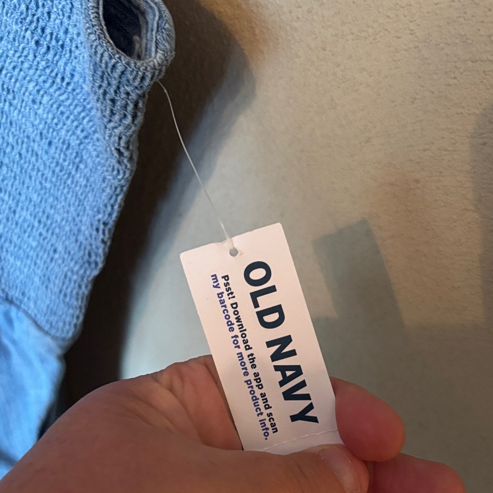 Old Navy Blue Mini Dress - Picture 4 of 4